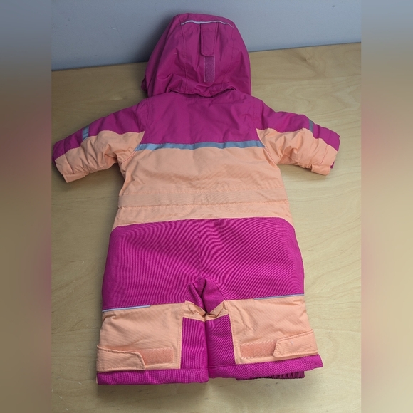 NWT COLUMBIA BABY BUGA SUIT Size 0-3 months peach and Pink color Super Nice ! - Picture 10 of 13